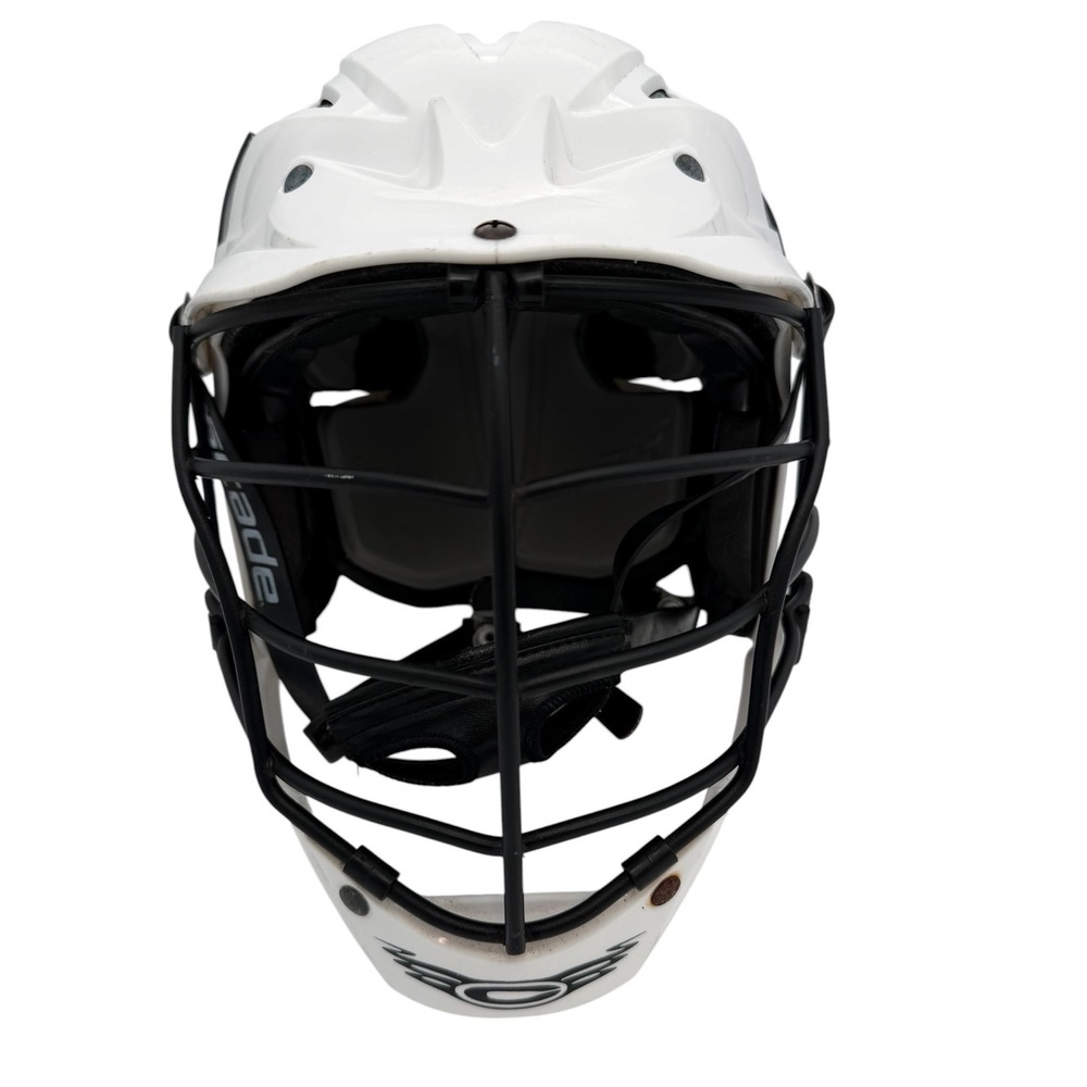 Cascade CPV-R Lacrosse Helmet White Black Mask Youth S/M-R Adjustable SPRfit - Picture 4 of 7